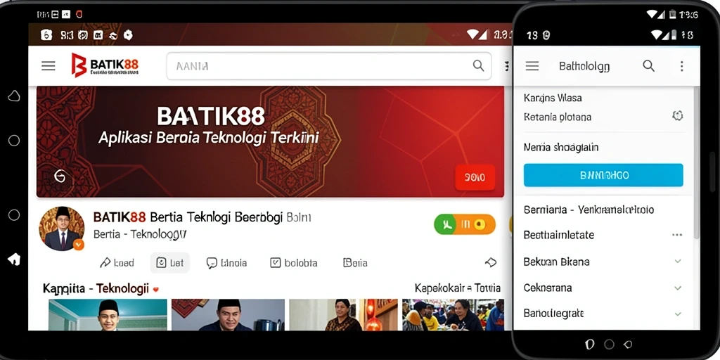Antarmuka BATIK88 yang menampilkan berita teknologi terbaru.